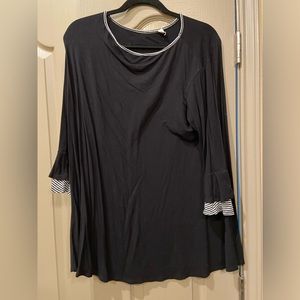 Pink Blush Maternity Ruffle Sleeve Top